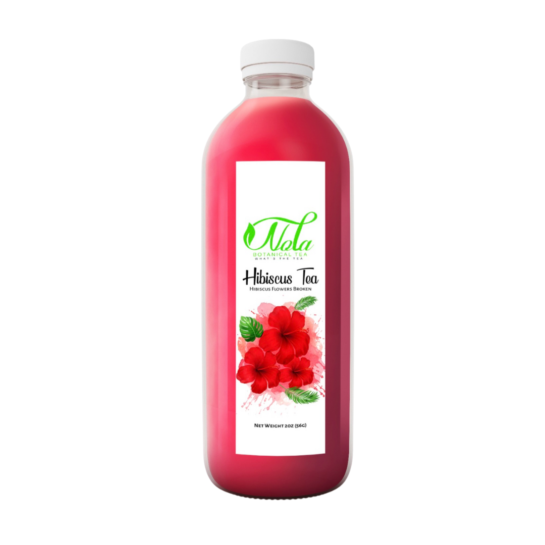 4-pack of bottled hibiscus tea – Nola Botanical Tea